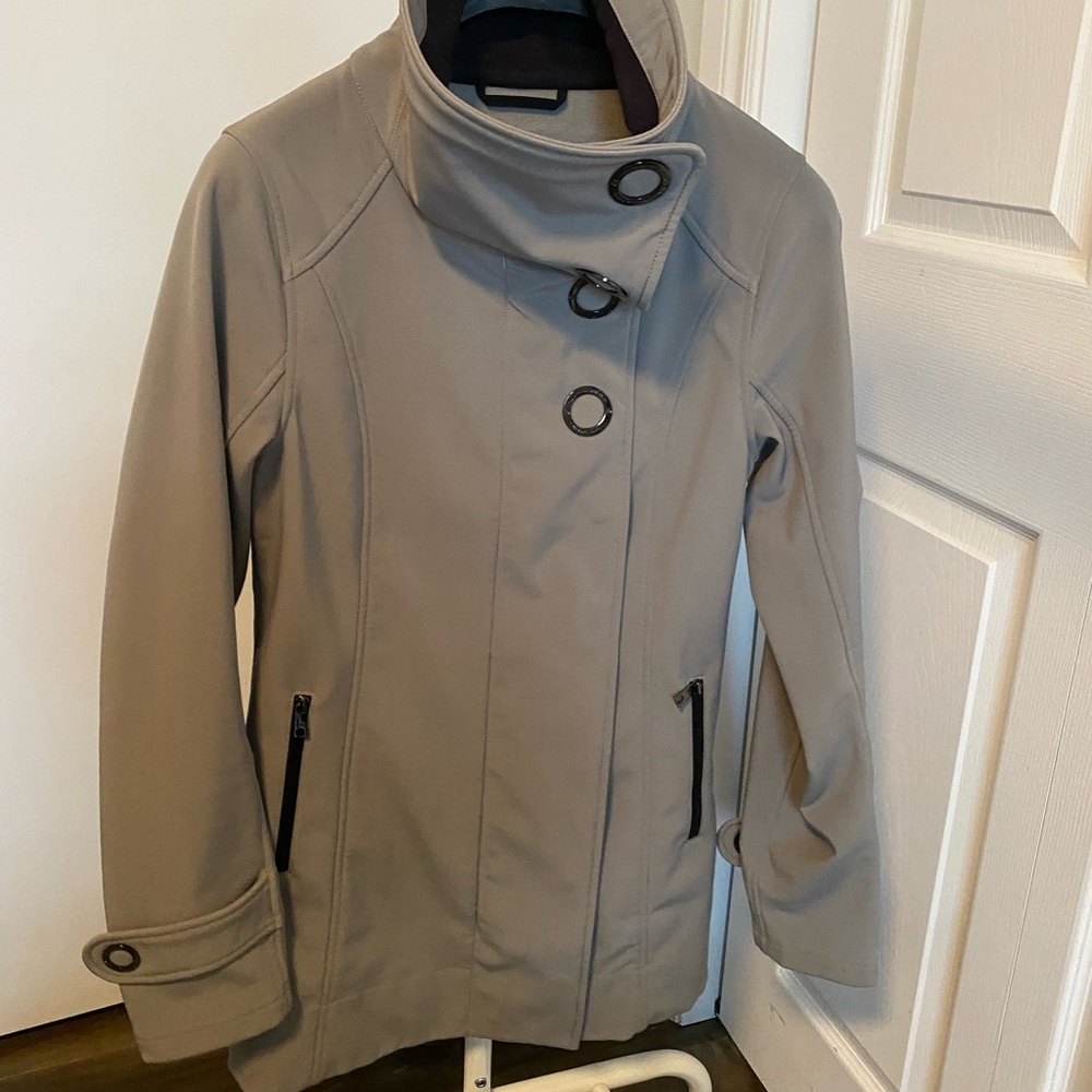 lululemon athletica Light Taupe Coat with High Collar